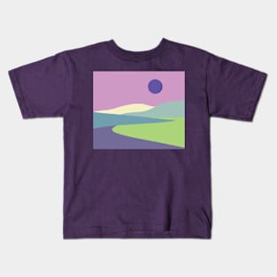 Violet Moon Slumber Kids T-Shirt